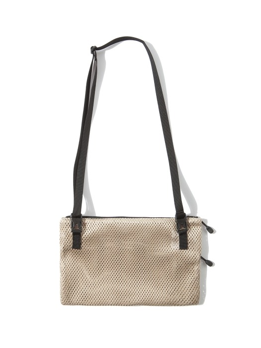 Mesh Sacoche -Beige-