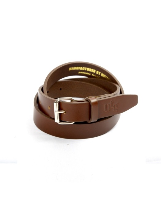 UTA-FM05 simple leather belt[brown(WOMAN)] 