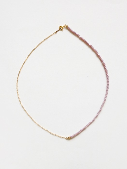 Violet Seeds Chain Necklace (Gold)
