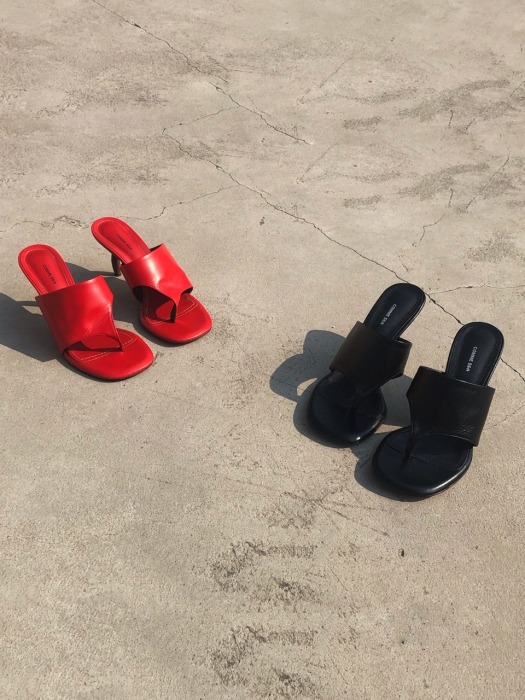 flip flops - RED / BLACK