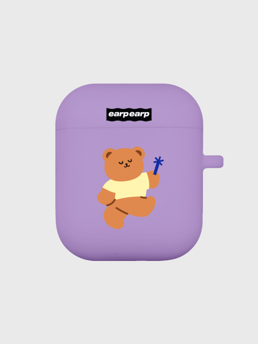 dancing bear-purple(Air pods)