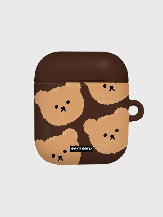 Dot big bear-brown(Hard air pods)