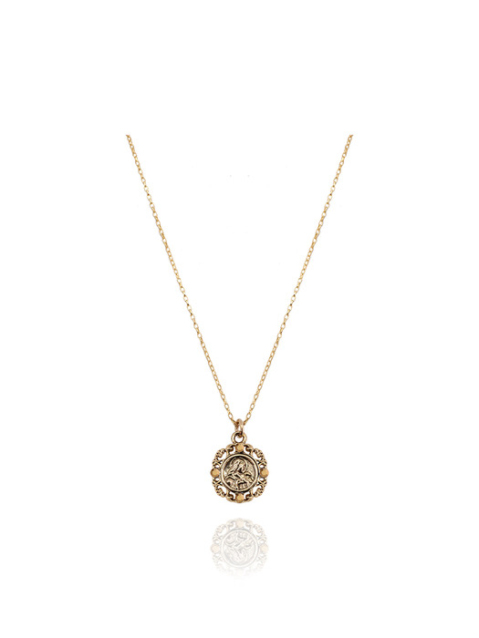 Byzantine Coin Pendant Necklace