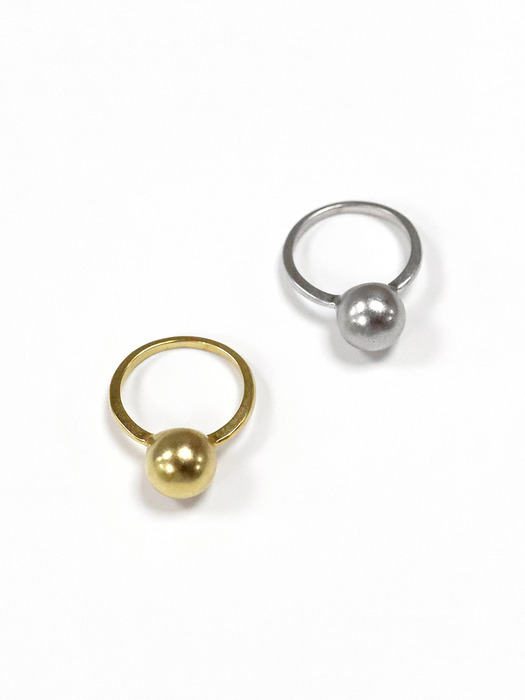 Simple ball ring (2color)