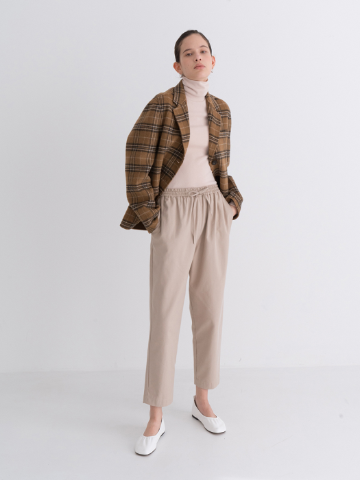 RELAX BANDING PANTS BEIGE