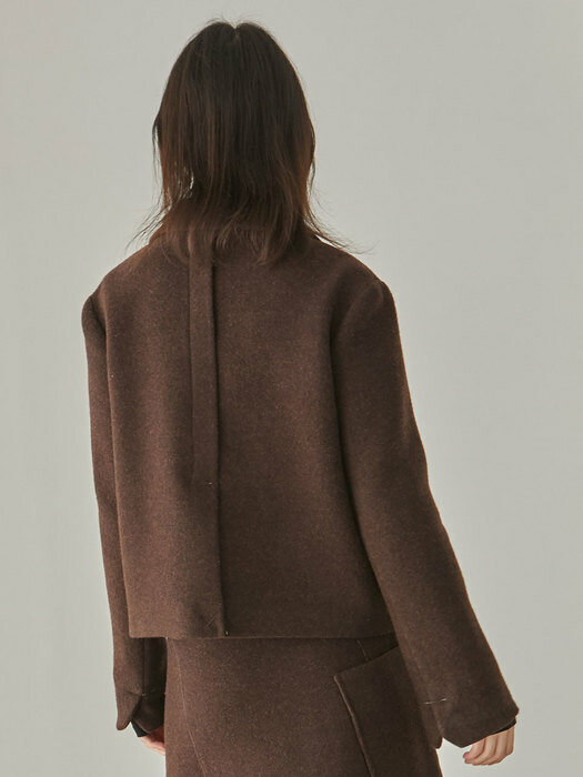 Ophelie Short Jacket_Brown