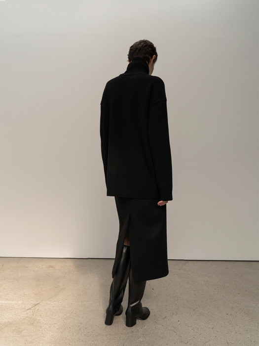 plain skirt (black)