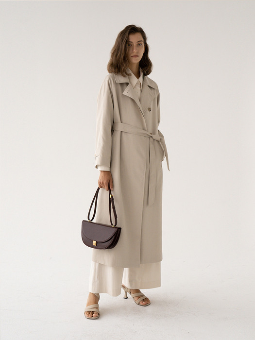 SS21 Double Coat Pale-khaki