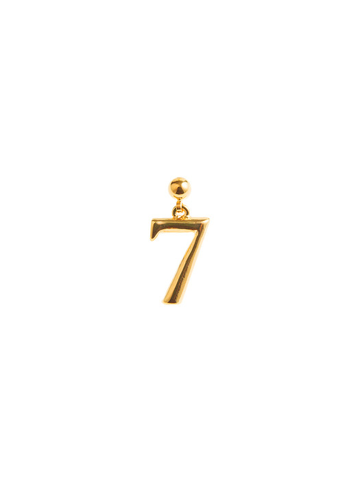 NUMBER EARRING, 7