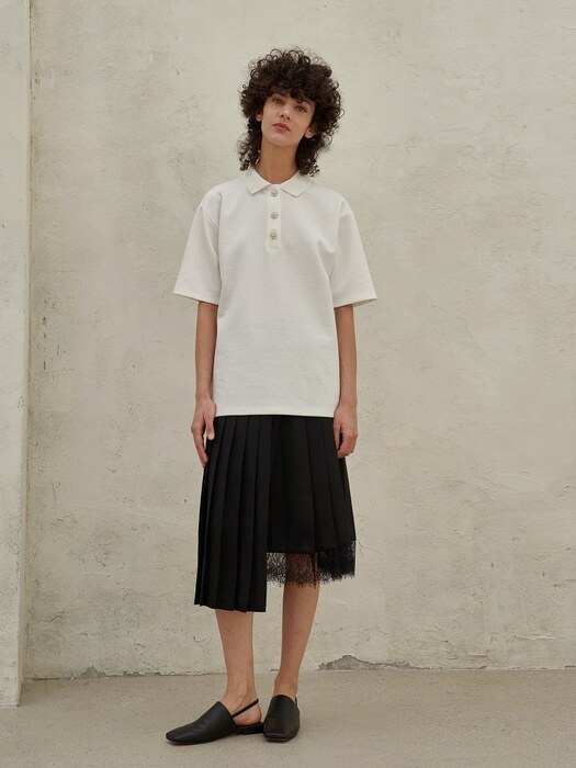 PEARL COLLOR T-SHIRTS_WHITE