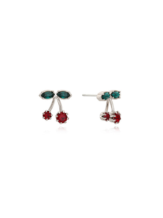 Petit Cherry Post Earring