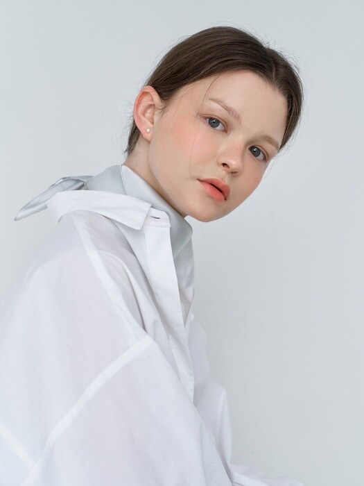 Chic Silk Scarf_Silver Marlin