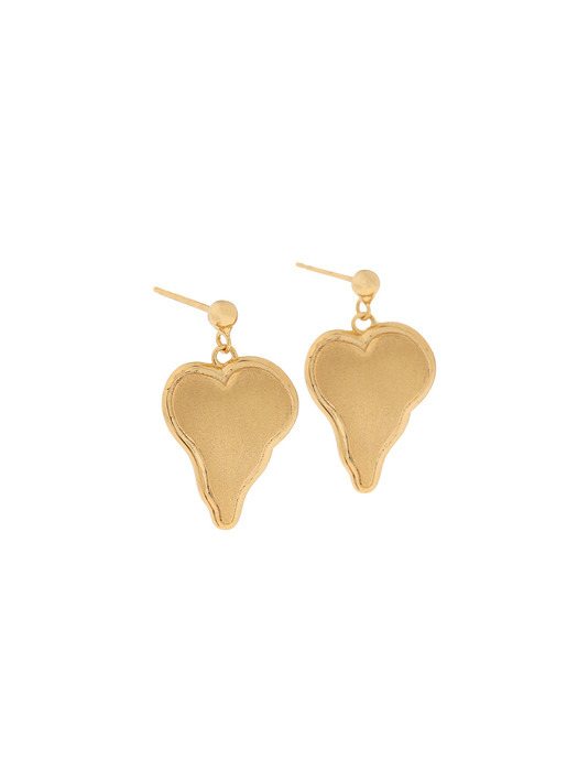 DAYZ Ball drop Heart Earrings