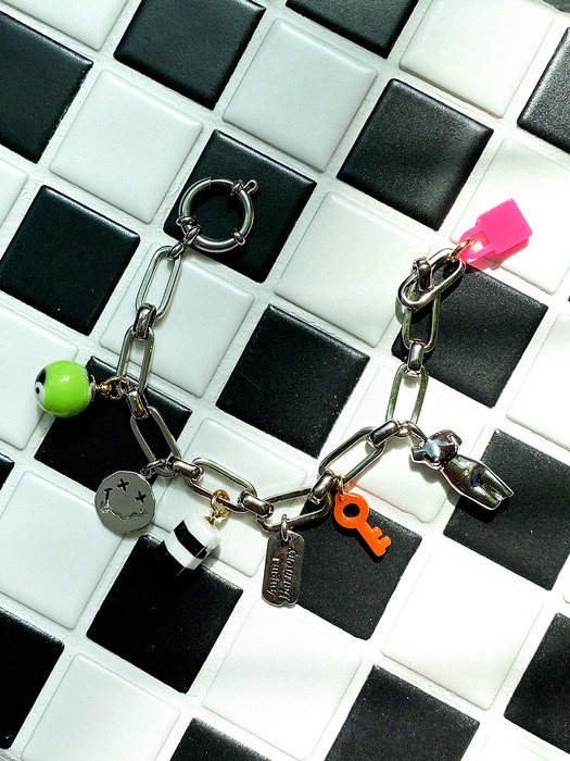 [단독]Joyful charm bracelet 2color