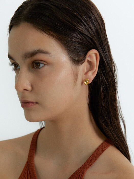 Milla(gold) silver earring