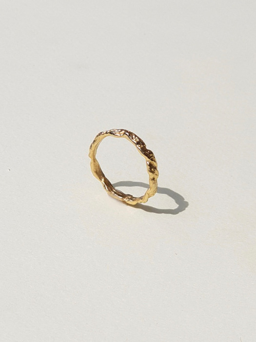 Single texture Ring (gold/silver)