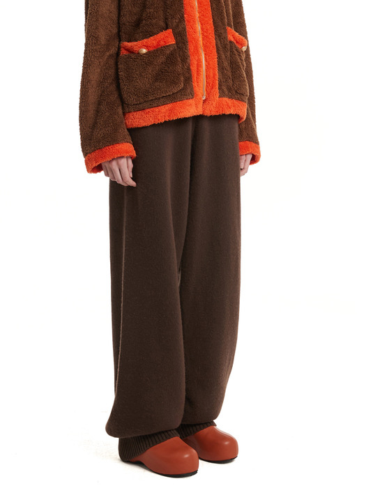 Cashmere Lounge Pants_Brown