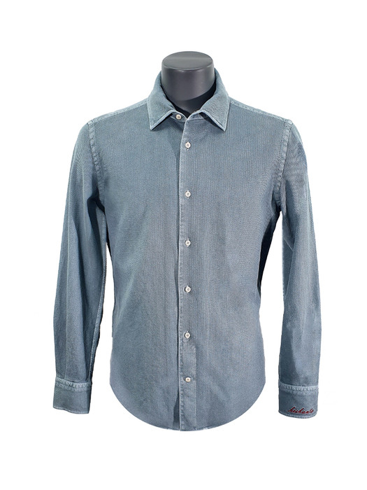 birbante regular shirt  blue