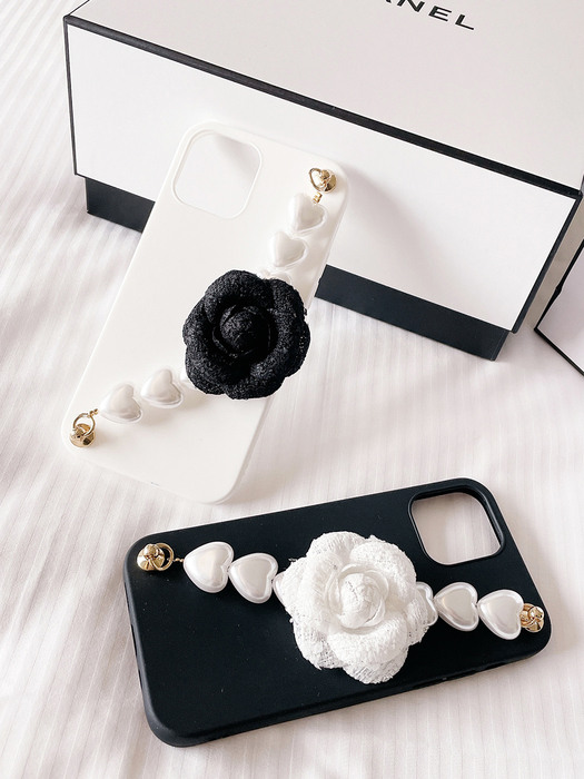 bello rose chain phone case (2col)