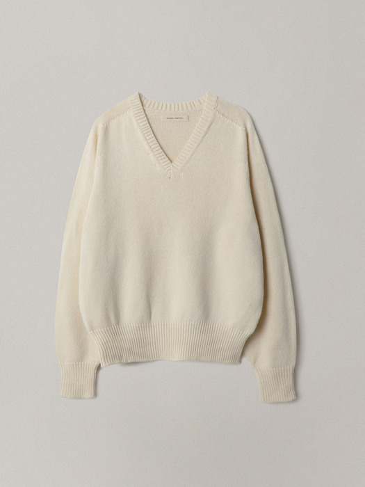 Pound light wool sweater (Ivory)