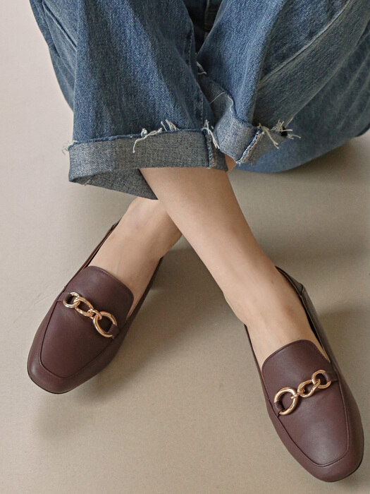 882 Ring Chain Point Loafer Babushu-4color