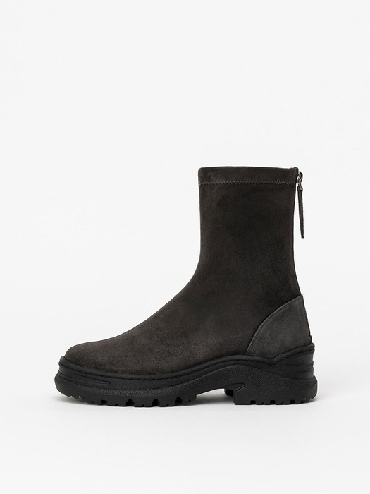 Fensa Trek-sole Soft Boots in Black Suede