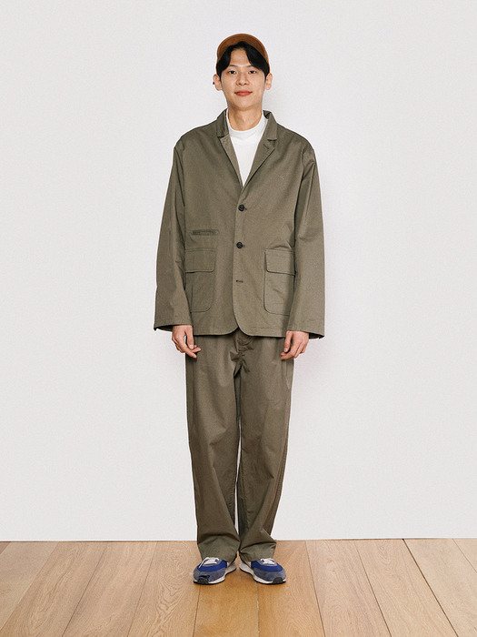 CITY COTTON WORK JACKET (OLIVE)