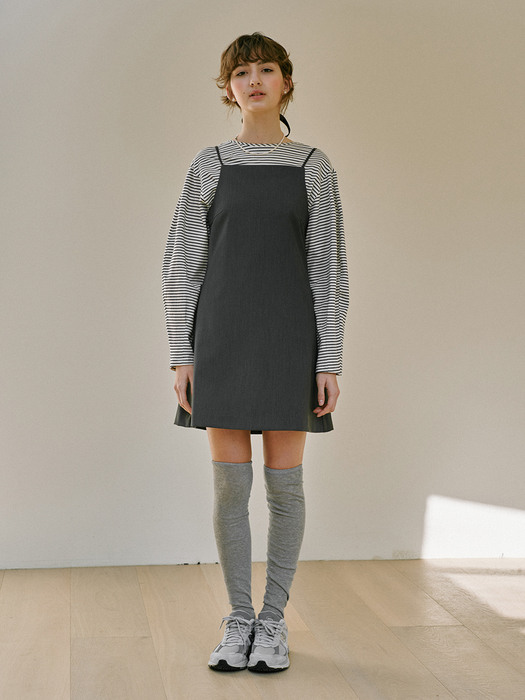 4.47 Lean mini dress (Charcoal)