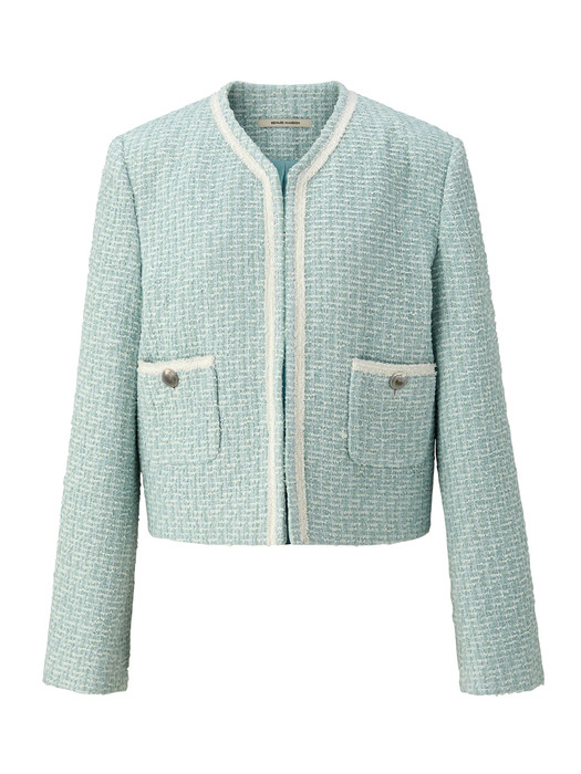 Tweed classic jacket - Mint