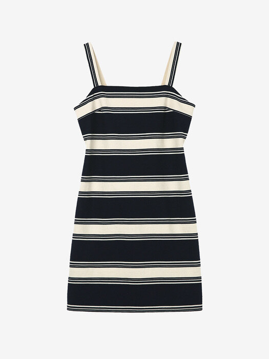 SANDY Striped dress (Navy)