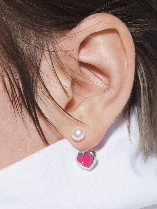 Baby Heart Pink Earrings