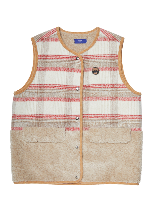 [UNISEX] Manon wool dumble reversible vest