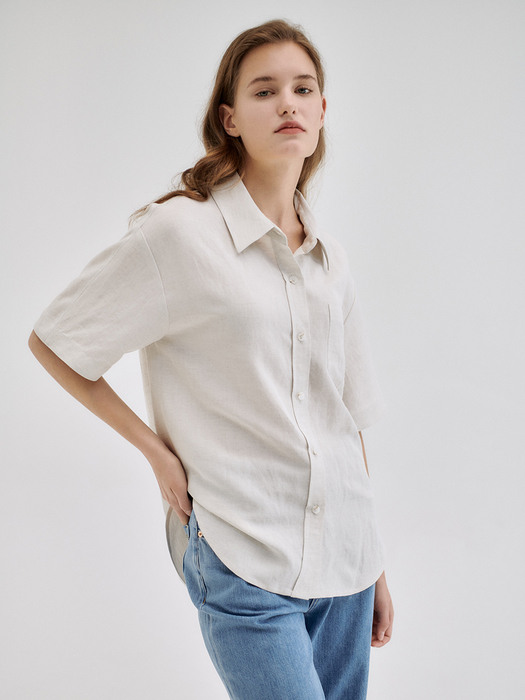 22N summer basic shirts [NAT]