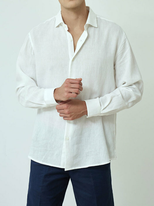Linen-Blend Shirt 3 Colors
