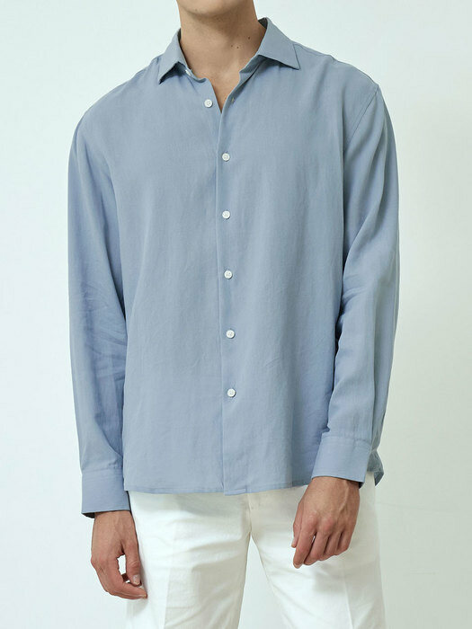 Linen-Blend Shirt 3 Colors