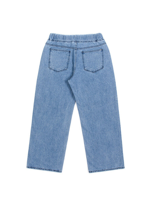 BBD Basic Drawstring Overfit Denim Pants (Blue)