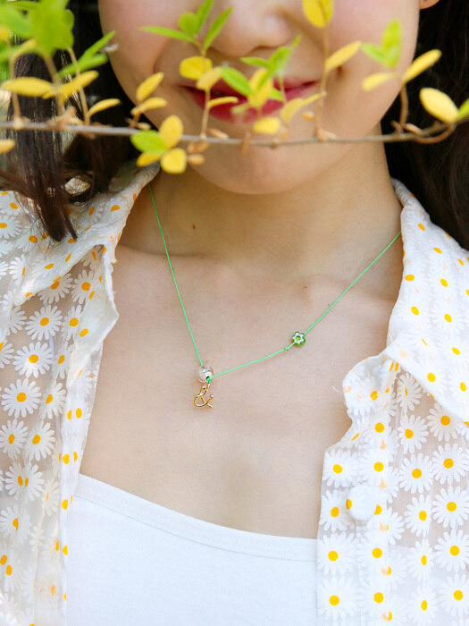 & color point necklace (3colors)