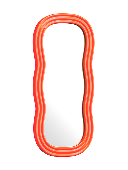 [배송 4-6주 소요] Wave Mirror (Orange / Medium)