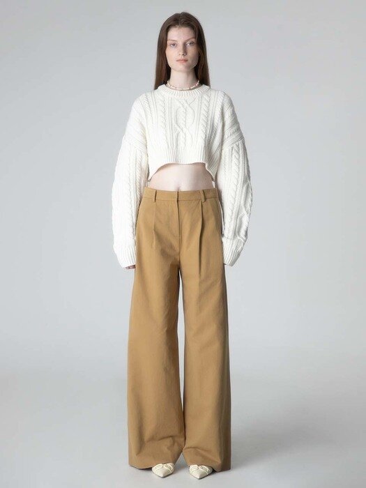 Wide Pants in Mustard VW2AL414-53