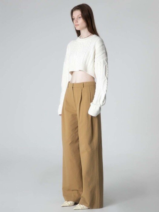 Wide Pants in Mustard VW2AL414-53