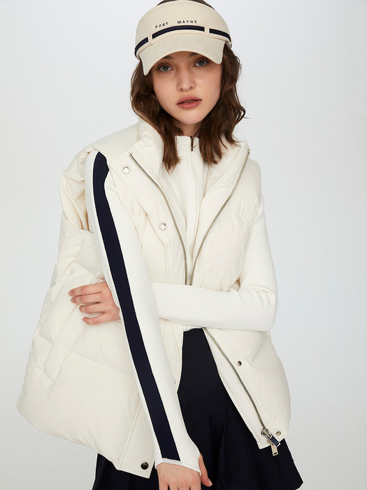 ALINA ZIP-UP CARDIGAN - OFF WHITE