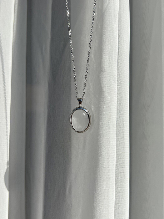 [925silver] Moonstone necklace