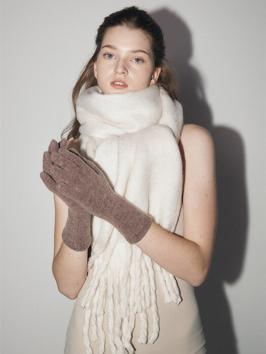Wool Gloves Brown