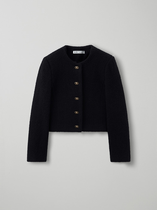 bookle tweed jacket_black