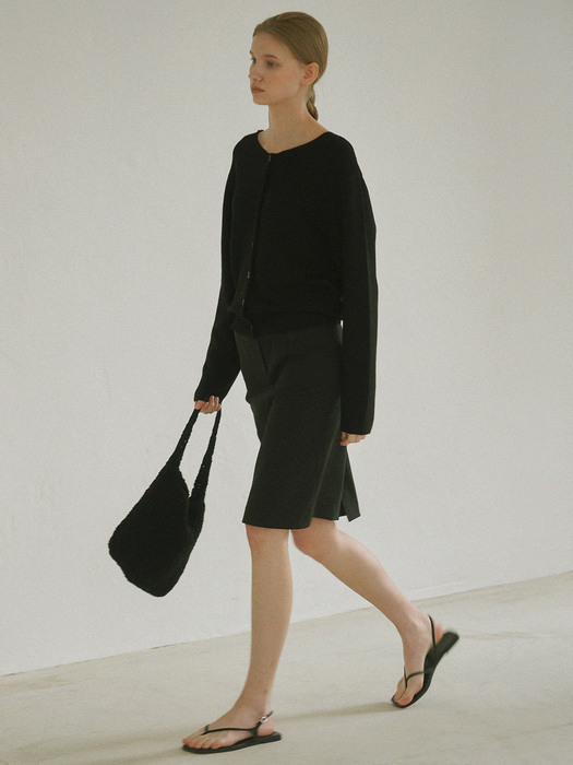 Bon Knit Shoulder Bag (Black)