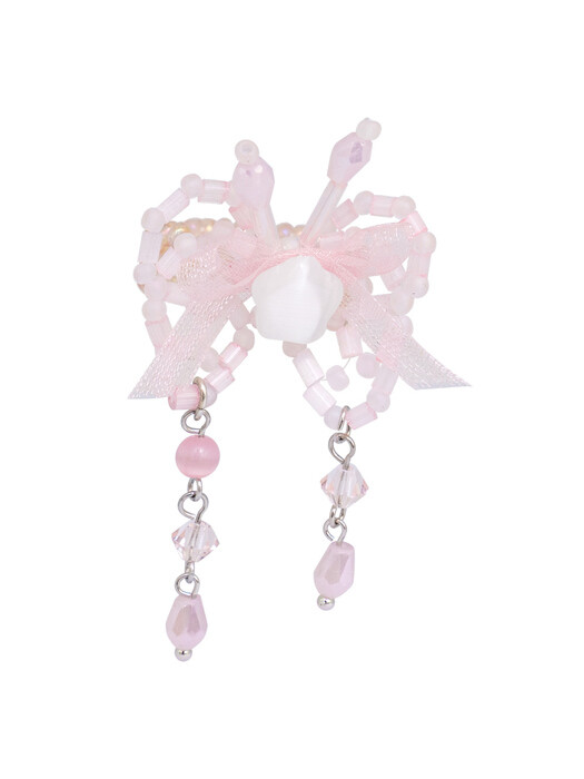 Winty Beads Ring (Baby Pink)