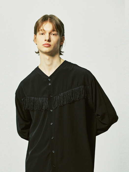 western fringe shirts black
