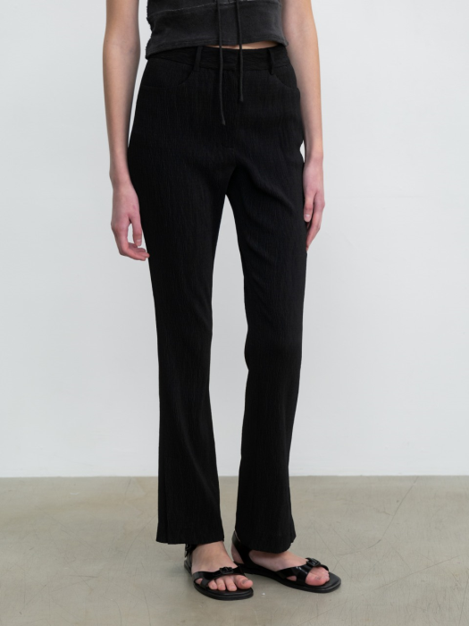 Slim-fit Trousers Black (JWPA3E908BK)