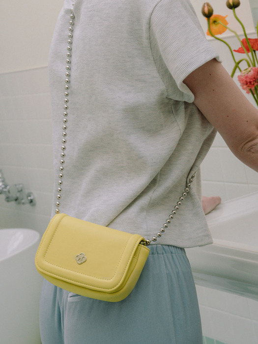 Poppy Chain Mini Bag_Yellow