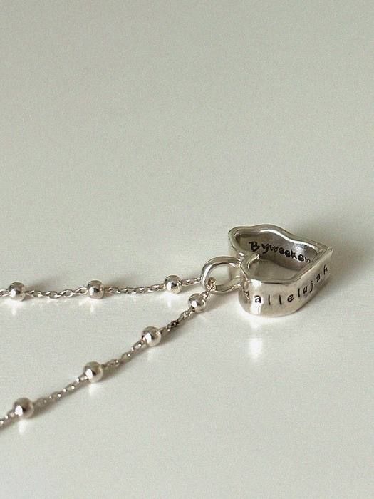 silver925 halleujah necklace